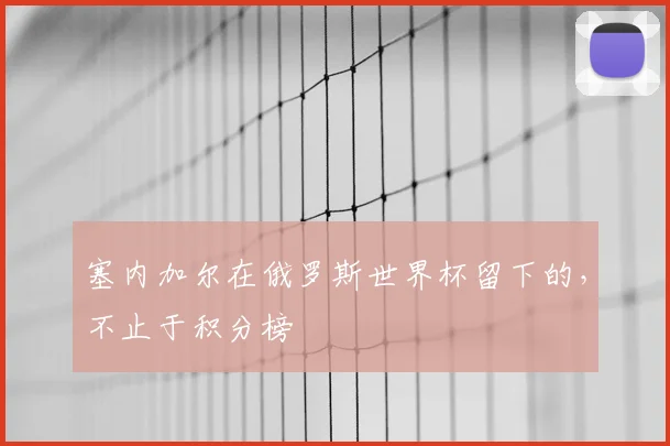 塞内加尔在俄罗斯世界杯留下的，不止于积分榜