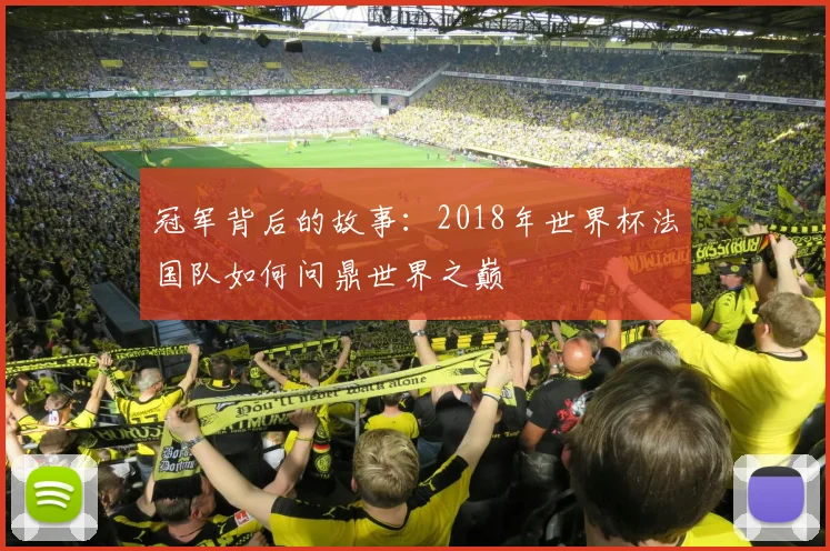 冠军背后的故事：2018年世界杯法国队如何问鼎世界之巅